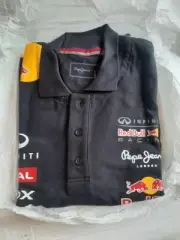 Genuine Redbull F1 2014 Season Team Polo Shirt Pepe Jeans Mens Size L