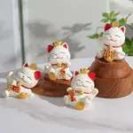 LUCKY CAT DECORATIVE TRINKETS 可愛創意招財貓擺件家居客廳桌面裝飾品店鋪開業送禮收銀臺發財貓