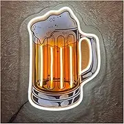 Sign Lamp Bar Beer LED Neon Sign Wall Decor for Home Party Bar Pub Club Cheers Decoration 45cm
