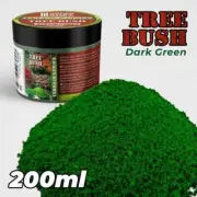 GSW Tree Bush Clump Foliage #Dark Green (200ml, Flake size 2-8 mm)