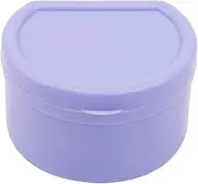 Plastic Denture Retainer Storage Case Box False Teeth Protective Dental Case Dental Appliances,Sky Blue