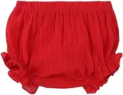 [LNICEAR] Toddler Kids Baby Girls Cotton Linen Shorts Basic Summer Plain Bloomers