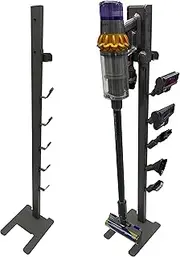 [Luchs] Stand for Dyson Cordless Vacuum Cleaner - Organiser for Dyson V6, V7, V8, V10, V11, V15, DC30, DC31, DC34, DC35 Stand Mount Frame FIR (Anthracite)