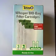 Tetra Whisper Bio-Bag Cartridge Medium 3 pk-NEW!