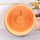 Soft Office Round Wood Pillow Plush Cushion Chair Buttocks Tree Stump AU