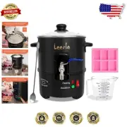 4-Lb Soap Base Melter with Heated Faucet & Warm Mode for Hassle-Free Crafting