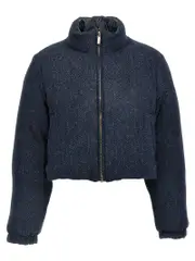 [Thom Browne] Thom Browne-Herringbone Harris Tweed Giacche Blu-Donna 40IT Blue
