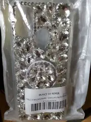 One Plus Nord N 100 Case clear jeweled with finger holder