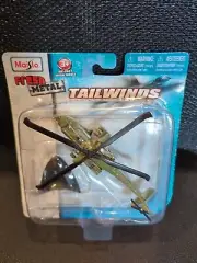2010 Maisto Die-Cast Fresh Metal Tailwinds AH-64A Apache Helicopter Aircraft