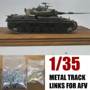 1/35 AFV Centurion Model Metal Track Links w/Metal Pins Assemble Detail-up Part