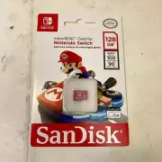 New SanDisk microSDXC Card for Nintendo Switch Memory SDSQXBO-128G-ATCZN