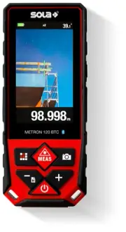 Sola Laser Distance Meter with Bluetooth, Camera, 120 m, METRON 120 BTC
