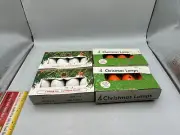 Christmas Light Bulbs C9 New Old Stock 4 packs of 4. Orange and white