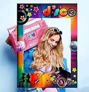 JeVenis Disco Photo Booth Frame Disco Photo Booth Props Disco Party Supplies 90s Party Supplies 90's Style Photo Booth Props