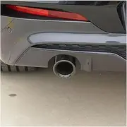 Accessories Original Muffler End Tip Car Exhaust Tip Tail Throat Decoration Auto Parts Compatible For BMW X3 G01 X4 G02 2019 2020 2021(Origianl BLACK 1PC)