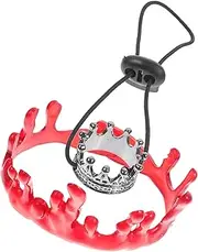 Easy Wear Lizard Hat Necklace Set Reptile Uvb Accessories Decorative Crowns for Small Pets Party Gear