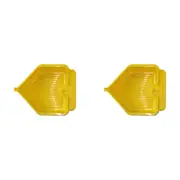 2x Homeleisure Plastic 6L Car Oil Change Pan Draining Container Tray Large Asst