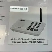Wuloo FM Wireless Intercom System (2-pack) W666-P2