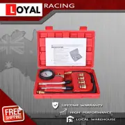 8pcs Petrol Engine Cylinder Compression Tester Automotive Tool Gauge Diagnostic