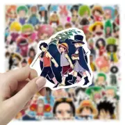 One Piece 100 Vinyl Chibi Sticker, 2 Sets, Anime Stickers, No Repeat SHIP USA