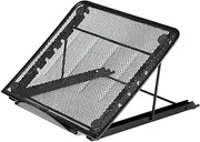 Halter Mesh Ventilated Adjustable Laptop Stand for Laptop/Notebook/iPad/Tablet and More - Black