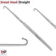 Blunt-Point Spay Snook Hooks for Small Animal Ovarian and Uterus Surgery