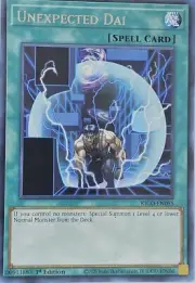 A1036 YUGIOH SPELL CARD UNEXPECTED DAI KICO-EN055