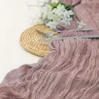 Hand-dyed Party Cheesecloth Table Runner Dining Tablecloth Hand-dyed Color