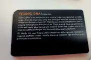 ROMAIN JEROME TITANIC - Certificate of authenticity card