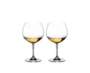 RIEDEL Vinum Oaked Chardonnay/Montrachet, Wine Glass, Set of 2, dishwasher safe