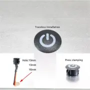 Recessed Touch Sensors Switches Button Control Stepless Dimmable Switches