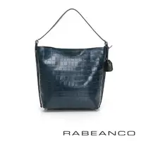 在飛比找momo購物網優惠-【RABEANCO】DON鱷魚紋肩背/斜背包(暗灰)