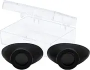 Super Sunnies Slim Flex UV Eye Protection, FDA Compliant Individual Tanning Goggles Eyeshields (Black)