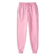 Men's Sweatpants Joggers Jogging Pants Sports Pants Elastic Waist Plain Comfort Warm Casual Daily Classic Style Plus velvet Black White Micro-elastic