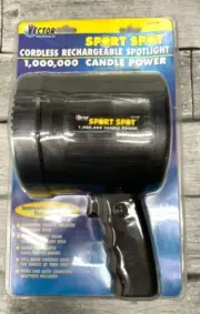 NIB Vector Flashlight Handheld Spotlight 1 Mil Candle Power Rechargeable Light