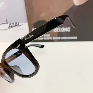 RayBan 雷朋 淺色水藍色鏡片黑色太陽眼鏡 RB2140F 901 64 52 亞洲版 木村拓哉 2140