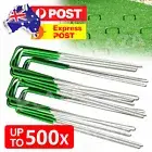 Primeturf Synthetic Artificial Grass Pins Fake Lawn Turf Weedmat U Pegs Plants