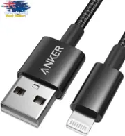6FT MFi Certified Lightning Cable, Double-Braided Nylon Charger for iPhone/iPad
