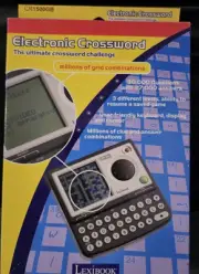 Vintage Lexibook CR1500GB Electronic Crossword Game BRAND NEW Rare