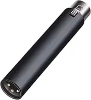 Derwrtup Inline Microphone Preamp, Dynamic Microphone Preamp Gain, Studio-Grade Clarity, 48V Active Booster, Low Noise Recording Accessories for Stage Performances