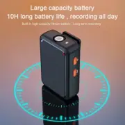 Portable 2in1 Wireless Lavalier Recording Microphone Dual Channel Lapel System