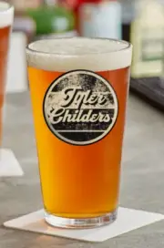 Tyler Childers (Gold) - Country - Rock - 16oz Pint Beer Mixing Glass Pub Barware
