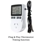 LCD Digital Thermostat Timer Plug Socket Temperature Controller 10A 240V