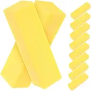 WOONEKY 10pcs Professional Nail Files Multi Sided Buffing Strips for Manicure Durable Sponge Material for Easy Nail Shaping Polishing Portable for Travel