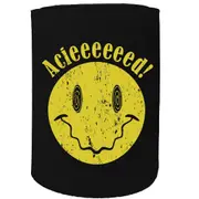 Alcohol Stubby Holder - Acieeed Old Skool Rave - Funny Novelty Birthday Gift Joke Beer Can Bottle