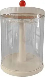 JWQFBC Figures Doll Display Stand Figure Display Case Bed Room Clear Action Figure Figurines Rotatable Container Protection Showcase, White