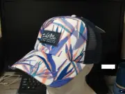 Salt Life Violet Cap 6 Panel Mesh Hat - Live Salty - White & Navy SLG20155 OSFM