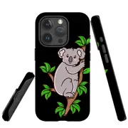 For iPhone 15 Pro Max Case, Shielding Cover, Koala Illustration