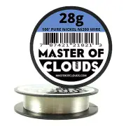 Ni200 - 100 ft 28 Gauge AWG Pure Nickel 200 Non Resistance Wire 0.32mm 28g 100'