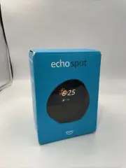 Amazon Echo Spot Alarm Clock w/ Vibrant Sound 2024 New Sealed | BLACK